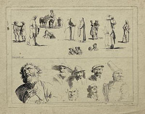 Нито-Дюфрене Мишель (Michel Nitot-Dufresne; 1759 - ?) Фигуры и лица. 1792 г.