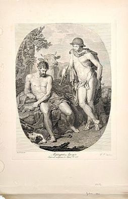 (М) Гравер Иордан Федор Иванович (1800-1883) по оригиналу Соколова Павла Петровича (1826-1905) ...