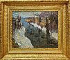 (П) [Приписывается] Горбатов Константин Иванович (1876 - 1945) - Зимняя река, 1916 г. 56 х 48 ...