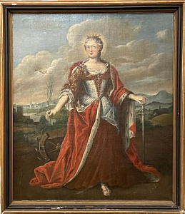 Неизвестный художник Парадный портрет императрицы Екатерины II. XVIII в.