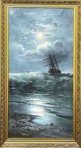 (П) Рейнус Михаил Евгеньевич (XIX - ХХ вв) В море, Конец XIX - нач. XX в.