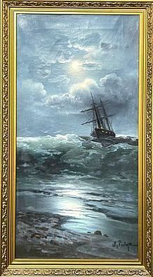 (П) Рейнус Михаил Евгеньевич (XIX - ХХ вв) В море, Конец XIX - нач. XX в.