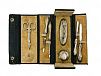 (П) Маникюрный набор. Начало ХХ в. Серебро Высота: 5,5 см; Длина: 17 см; Ширина: 7 см Клеймо ...