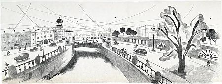 * (П) [Пробный оттиск] Ася Маракулина (1988 г. р.) - На канале Грибоедова. La città ideale. ...