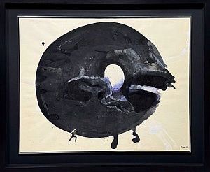 Беленок Петр Иванович (1938-1991) - Кит. 1991 г. Бумага, тушь, темпера, коллаж. 61 х 76 см ...