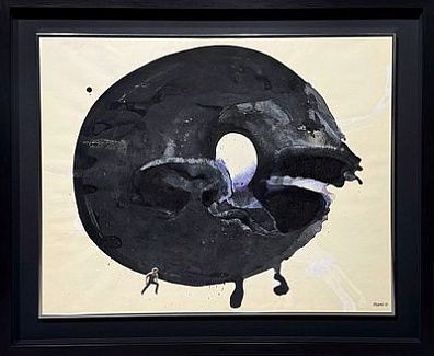 Беленок Петр Иванович (1938-1991) - Кит. 1991 г. Бумага, тушь, темпера, коллаж. 61 х 76 см ...