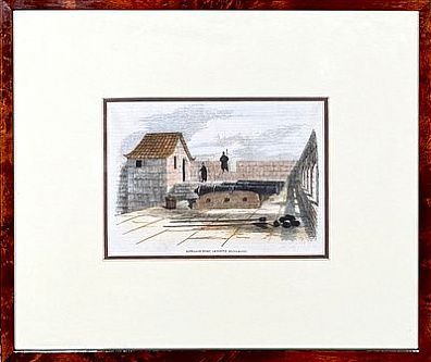 (М) Неизвестный гравер Форт Ковлон (Kowloon Fort). Гонконг, 1857 г. 