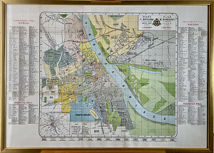 [Из частной коллекции N] План Варшавы. Ф. Каспржикевич. 1910-е гг.