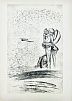 (М) Сальвадор Дали (1904-1989) - Сумеречная пара. Иллюстрация к изданию 1934 года Поэмы графа ...