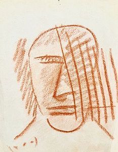 (М) Яковлев Владимир Игоревич (1934-1998) Портрет. Начало 1960-х гг. Бумага, сангина. 32 х 25 см