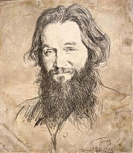 (П) Браз Осип Эммануилович (1873-1936) - Портрет Владимира Айфаловича Молочникова. 1926 г. ...