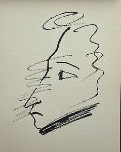 (М) Кропивницкий Лев Евгеньевич (1922–1994) - Пушкин. Иллюстрация к книге стихов Г. Сапгира ...