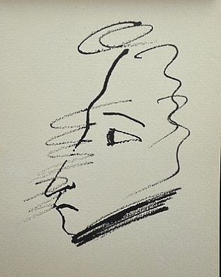 (М) Кропивницкий Лев Евгеньевич (1922–1994) - Пушкин. Иллюстрация к книге стихов Г. Сапгира ...