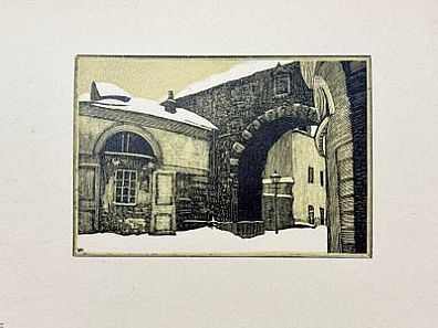 (П) Павлов Иван Николаевич (1872 — 1951) Гравюры на дереве "Старая Москва". Издательство: Новая Москва, 1924 г.