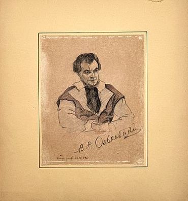 (М) [Из коллекции Боровой Т.А.] Лобанов Сергей Иванович (1887-1942) - Портрет В.Р. Ольховского. ...