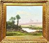 (М) Алферьева Софья Васильевна (1860-1890) - Пейзаж с рекой. 1880-e гг. Холст, масло. 46,5 x 55 ...