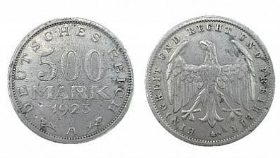 (П) 500 марок, Германия, 1923 г.