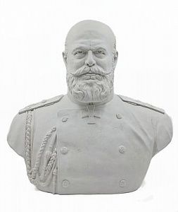 (П) [Предположительно] Павел Васильевич Шмаков (1862–?) - Бюст Императора Александра III. ИФЗ, ...