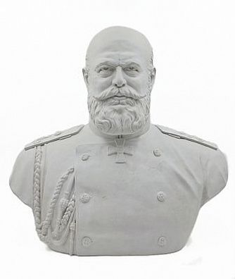 (П) [Предположительно] Павел Васильевич Шмаков (1862–?) - Бюст Императора Александра III. ИФЗ, ...