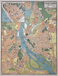 [Из частной коллекции N] План Риги. Осинс А., Мантниекс, П. 1924 г. (?)
С приложением.