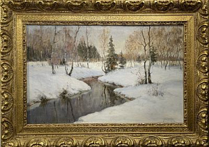 Успенский Максим Михайлович (1885-?) 
Зимний пейзаж. 1900-е гг.