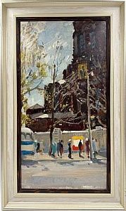 (П) Литвинский Петр Петрович (1927 - 2009)Весна в городе. 1961 г