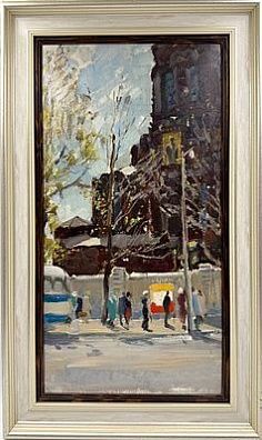 (П) Литвинский Петр Петрович (1927 - 2009)Весна в городе. 1961 г