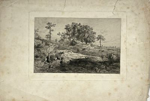 Фурмуа Теодор (1814 – 1871) [коллекция АВ] Вид близ Арденн. Бельгия. 1850 г.
