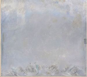(П) Ева Павловна Левина-Розенгольц (1898 — 1975) - Из серии "Небо". 1972 г. Бумага, пастель. 56 ...