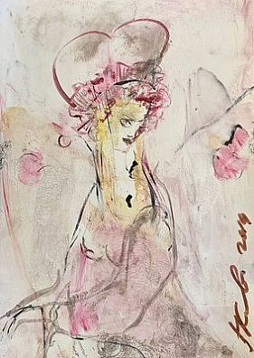 (М) Каплевич Павел Михайлович (1959 г.р.) - Эскиз костюма Маши (Наталья Водянова) для ...