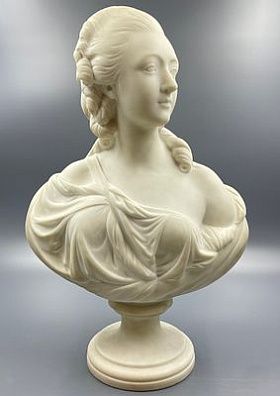 (П) Бюст Мадам Дю Барри по оригиналу Огюстена Пажу (1730–1809). Конец XIX - начало XX в. ...