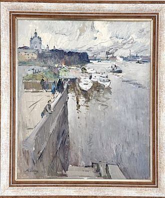 (П) Семенов Александр Михайлович (1922 - 1984)  Ленинград. Невские дали. 1976 г.