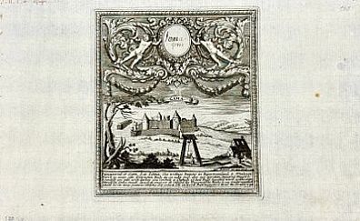 (П) Боденер Габриэль Старший (Gabriel I Bodenehr; 1673-1765) Ивангород. 1735 г.