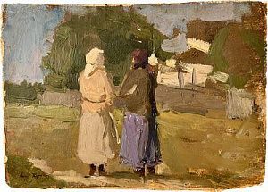 (П) [Предположительно] Коровин Константин Алексеевич (1861-1939) - Этюд. 1900-1910-е гг. ...