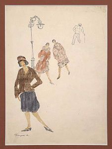 Богородский Федор Семенович (1895-1959) - Девушки в Париже. 31 х 22,5 см Богородский Федор ...