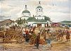 (М) Лисснер Эрнест Эрнестович (1874-1941) Базар. 1919 г.