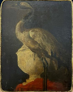Неизвестный художник Цапля. конец XVIII - начало XIX вв.