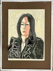 (П) Викинг Свенссон (Wiking Svensson; 1915-1979) Портрет девушки. 1972 г.