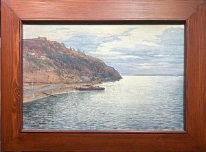 (М) Бенуа Альберт Николаевич (1852-1936) - Высокий берег. 1900-е гг. Бумага, акварель, ...