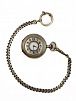 (П) Часы карманные Omega с серебряной цепочкой. XX в. 36 мм.Серебро.