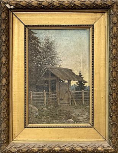 Неизвестный художник Древнерусский пейзаж. 1890-е гг.
