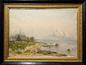 (П) Бубликов Николай Евлампиевич (1871 — 1942) - Дом на берегу Финского залива, конец XIX - ...