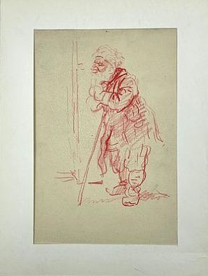 (П) [Приписывается] Гершаник Роман Васильевич (1898–1984) Эскиз. Старик.
