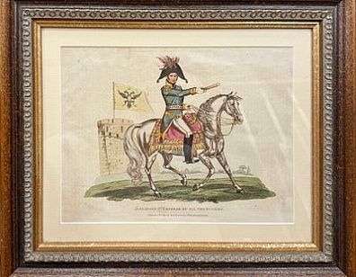 (П) Неизвестный художник - Император Александр I. Англия. 1816 г. Бумага, литография. 39 х 45 ...