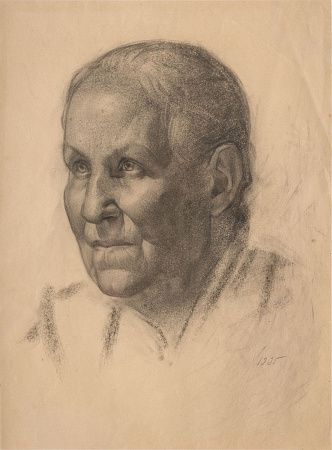 Дормидонтов Николай Иванович (1897-1962) Портрет матери. 1930-е гг.