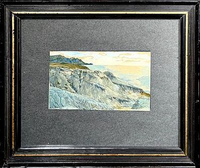 (М) Бенуа Александр Николаевич (1870-1960) - Крымский пейзаж. 1916 г. Бумага, акварель, белила. ...
