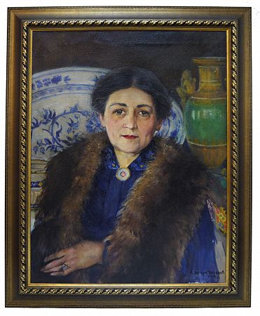 Качура-Фалилеева Екатерина Николаевна (1886-1948) Портрет жены художника И.Н. Павлова (на обороте портрет неизвестной, автопортрет?)