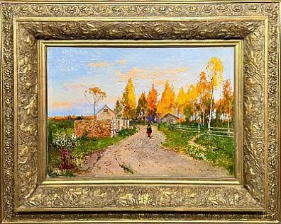 (М) [ТОП-ЛОТ] Шильдер Андрей Николаевич (1861-1919) - Роща, освещенная солнцем. 1891 г. Холст, ...