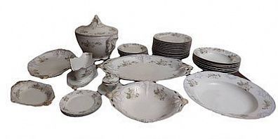 (М) Столовый сервиз Krautheim & Adelberg, фарфор, 1913-1920 гг. из 34 предметов