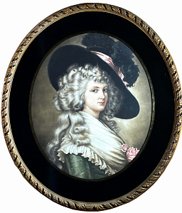 Клизеро Френсис (по оригиналу Томаса Гейнсборо) Джорджиана Спенсер, герцогиня Девонширская. Конец XIX в.